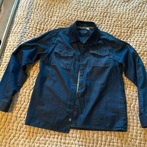 Petit Bateau boys denim shirt s12 like new